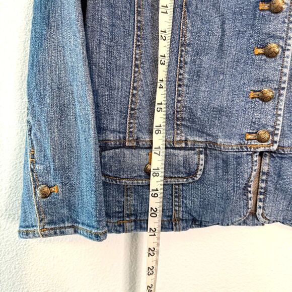 Vintage Chaps Denim Button Down Jacket Size Small - Picture 4 of 7